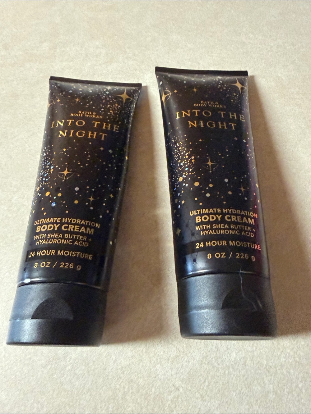 Bath & Body Works Into The Night Body Cream — Black & Gold